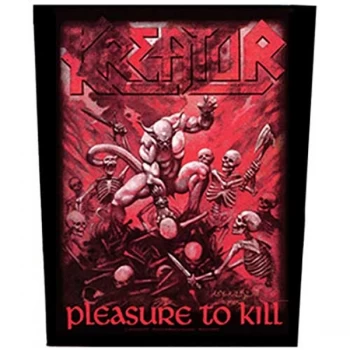 Image of Kreator - Pleasure To Kill Back Patch