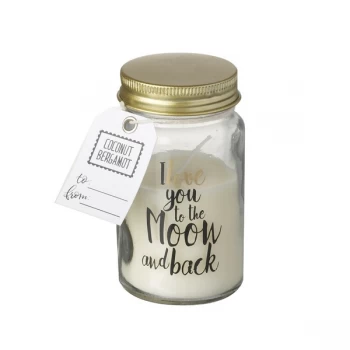 Image of Moon & Back Love Scented Candle 180g