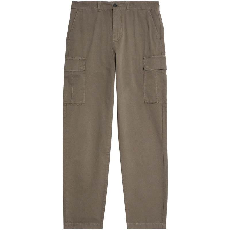 Image of Lyle and Scott Mens Cargo Trousers Khaki Ash male 34W R