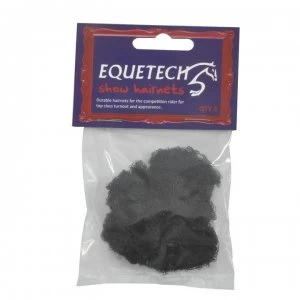 Image of Equetech Show Hairnets - Black