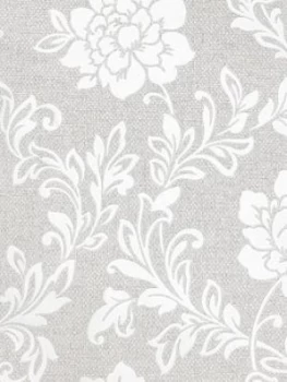 Image of Arthouse Calico Floral Grey Wallpaper