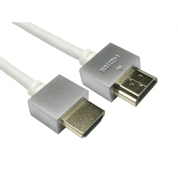 Image of Cables Direct 5m Super Slim HDMI Cable in White
