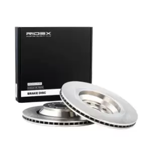 Image of RIDEX Brake disc 82B0364 Brake rotor,Brake discs VW,AUDI,SKODA,Golf V Schragheck (1K1),Passat Variant (3C5),GOLF VI (5K1)