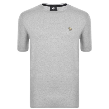 Image of Paul Smith Zebra Crew Neck T Shirt - Grey Marl 72