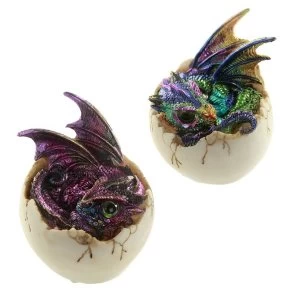 Image of Futuristic Fantasy Nightmare Dragon Figurine (1 Random Supplied)