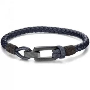 Image of Tommy Hilfiger Jewellery Ladies Black Ion-plated Steel Casual Core Bracelet