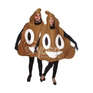 Image of Poo Emoji Fancy Dress Costume