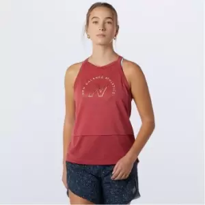 Image of New Balance PR Impact Tank Top Womens - Pink