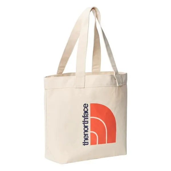 Image of The North Face TNF Cotton Half Dome Tote Bag - Beige One Size