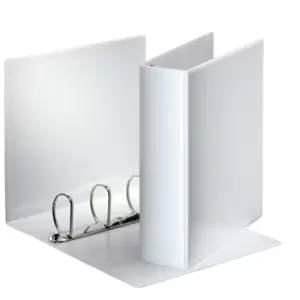 Image of Rexel A4 Presentation Binder; White; 60mm 4D-Ring Diameter - Outer