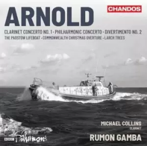 Image of Arnold Clarinet Concerto No 1/Philharmonic Concerto/ by Malcolm Arnold CD Album