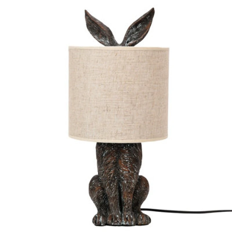 Image of Hestia Hiding Rabbit Table Lamp Beige