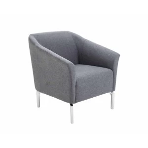 Image of TC Office Tux Reception Armchair, Grey