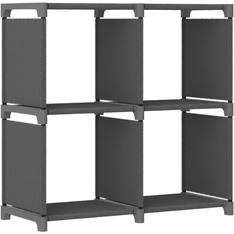 Image of VIDAXL Vidaxl - 4-Cube Display Shelf Grey 69x30x72.5cm Fabric 8720286042571