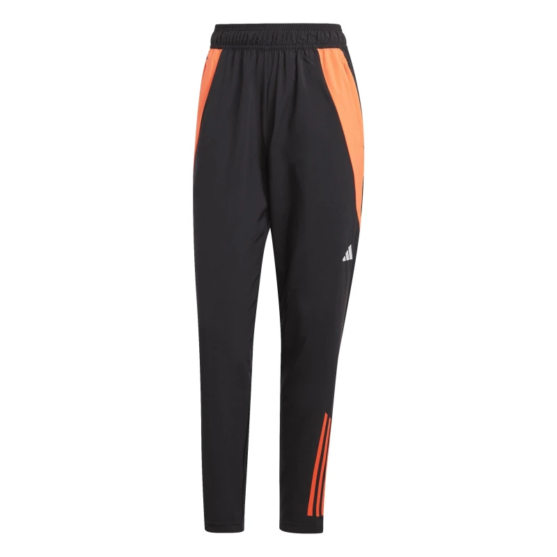 Image of adidas Womens Tiro24 Performance Tracksuit Bottom Black/Solar Red female 6 (XXS)