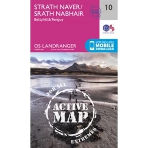 Image of Strathnaver, Bettyhill & Tongue by Ordnance Survey (Sheet map, folded, 2016)