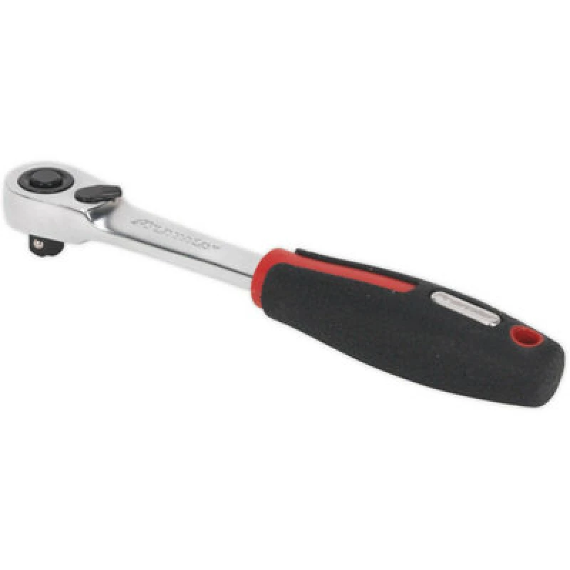 Image of Loops Compact Head Ratchet Wrench - 1/4" Sq Drive - Flip Reverse - 72-Tooth Action Multi