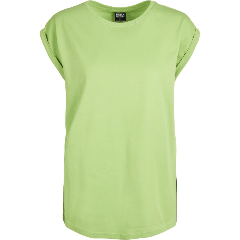 Image of Urban Classics Womens T-Shirt Urban Classics extended shoulder- large sizes Vert Female 2XL