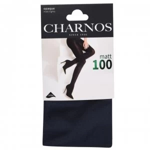 Image of Charnos 100 denier opaque tights - Navy