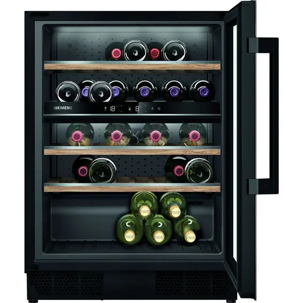 Image of Siemens iQ500 44 Bottle Capacity Wine Cooler - Black