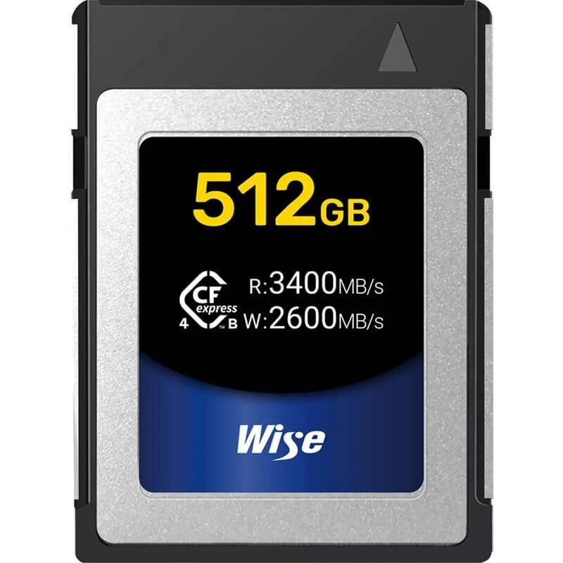 Image of Wise Advanced CFX4-B512 512GB CFexpress Memory Card