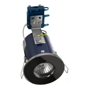 Image of Electralite Yate Fire Rated Downlight IP65 Black Chrome