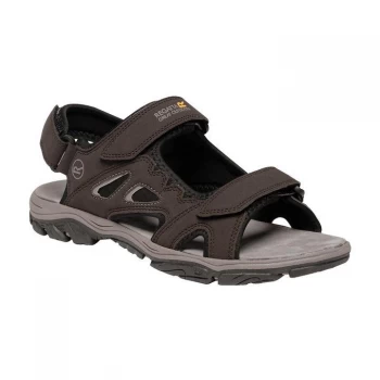 Image of Regatta Holcombe Vent Lightweight Walking Sandal - Peat/Prchmnt