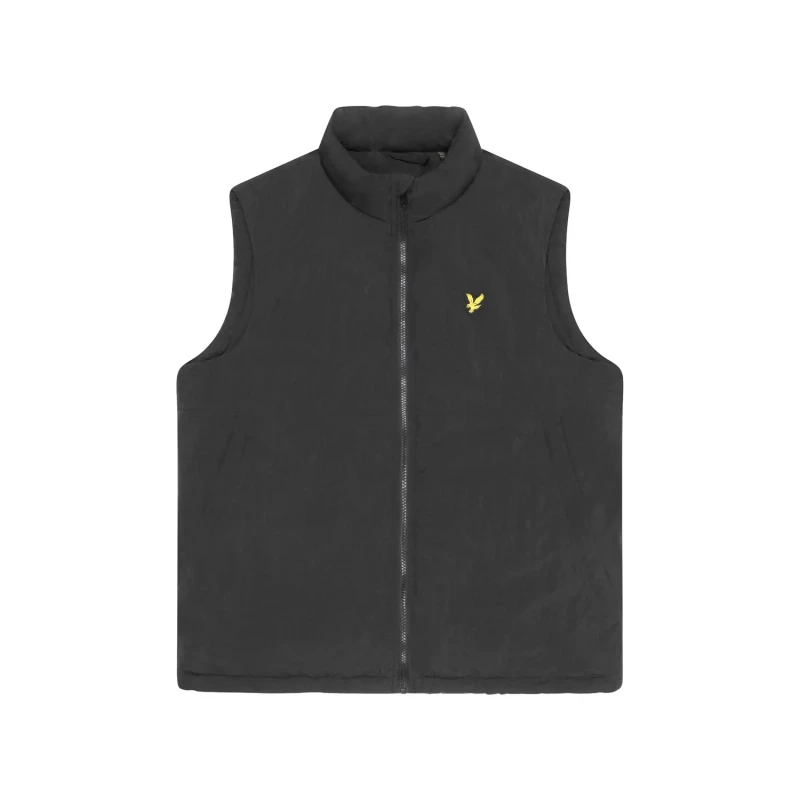Image of Lyle and Scott Padded Gilet - Black S