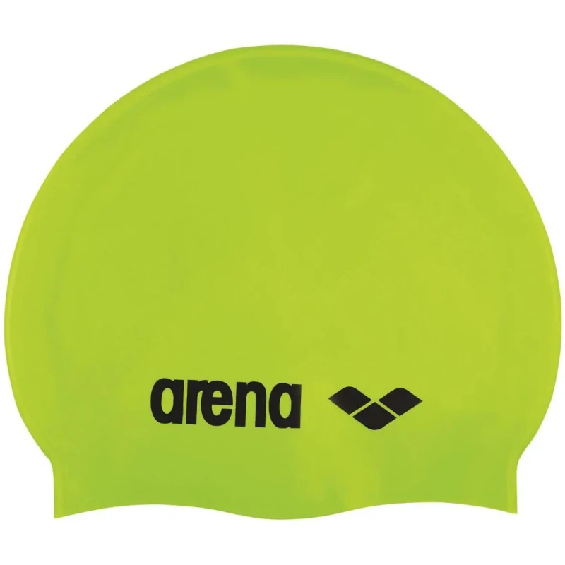 Image of Arena Classic Silicone Beanie de Bain for Children Vert Unisex TU