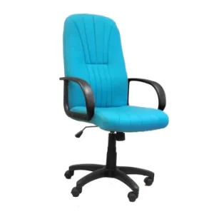 Image of Nautilus Pluto High Back Executive Chair, Aqua