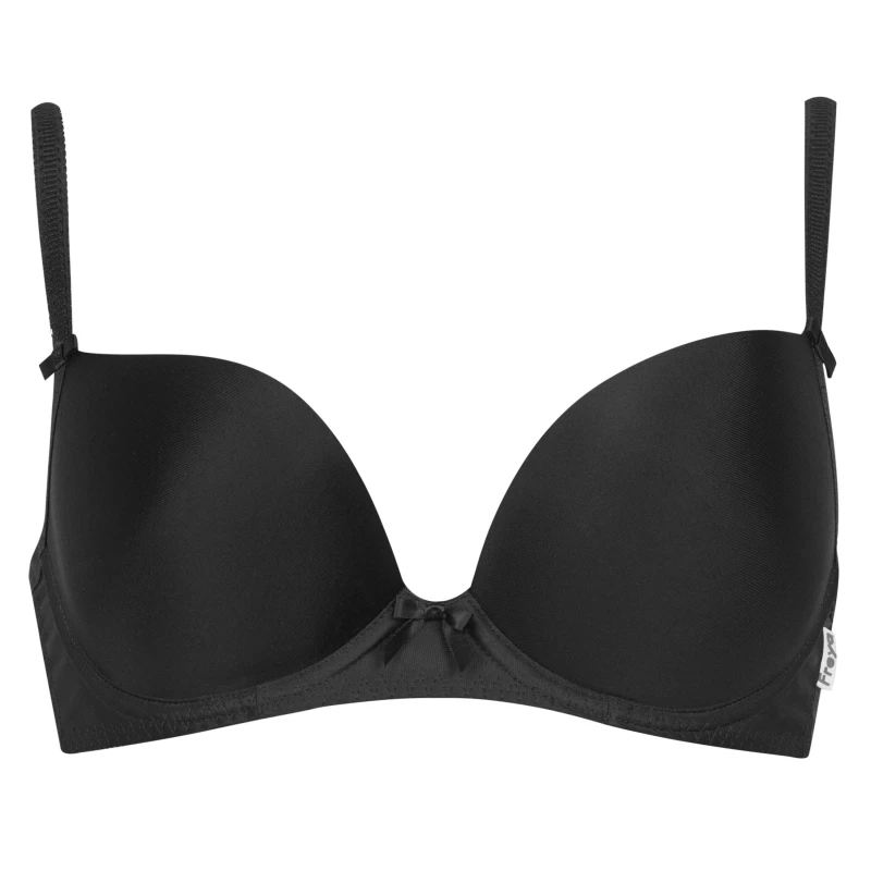 Image of Freya Deco Underwired Plunge Bra BLK Black female 36E