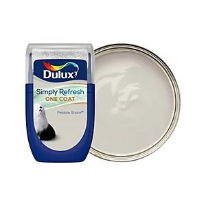 Image of Dulux Simply Refresh One Coat Pebble Shore Matt Emulsion Paint 30ml
