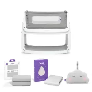 Image of SnuzPod4 Bedside Crib Starter Bundle Dusk