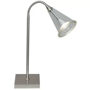 Image of Linea Verdace Alaska Desk Task Lamp Satin Nickel