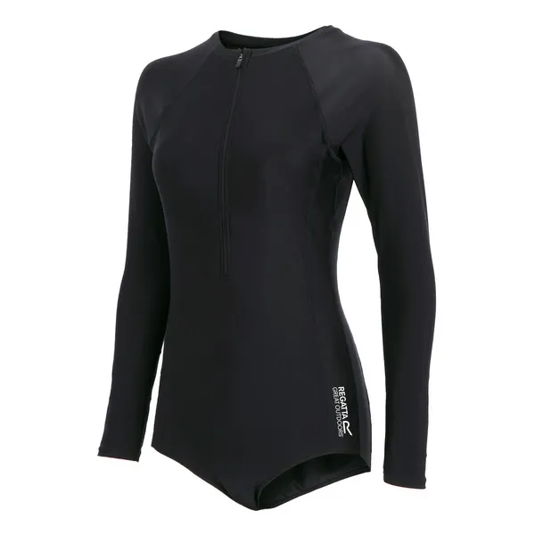 Image of Regatta Womens Willowfield Full Sleeve Costume 10 - Bust 34' (86cm) Black RWM037-800-10