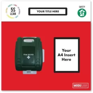 Image of Shadow Board for First Aid Red