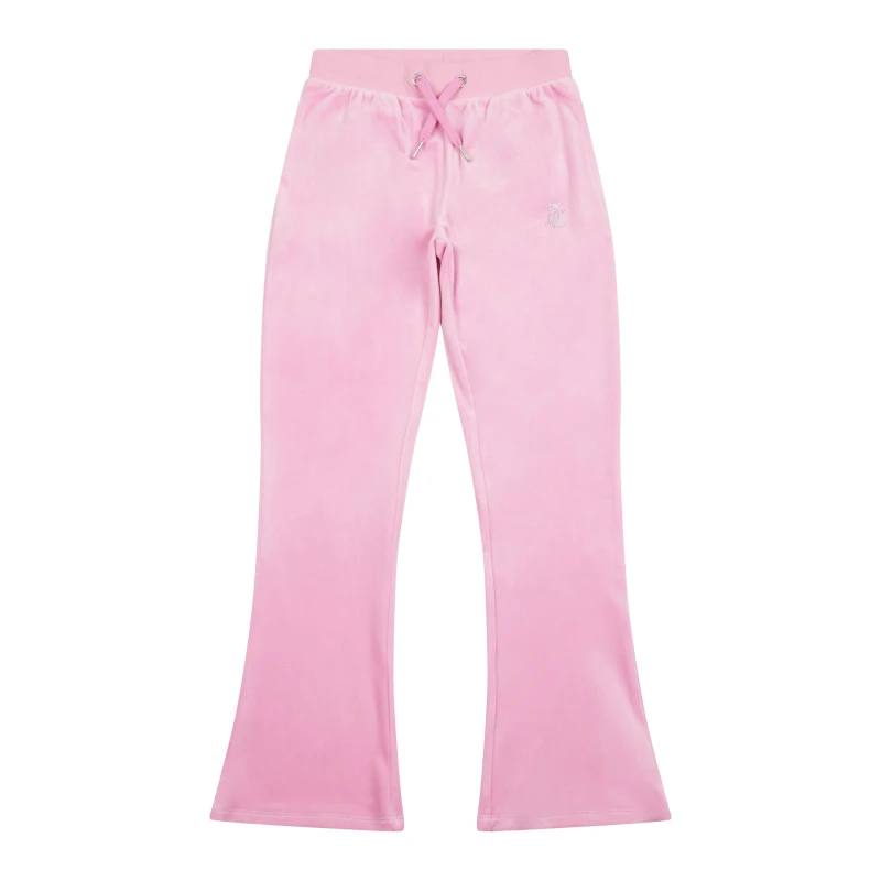 Image of Juicy Couture Stretch-Velour Jogging Bottoms Pink Lilac F89 female 14-15 Yrs