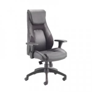 Image of Avior Veloce Leather Look and Mesh Managers Task Chair KF74495