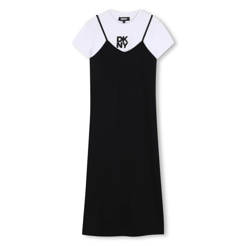 Image of DKNY Dress Jn63 Black female 6Y