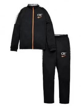 Image of Nike Youth Cr7 Dry Tracksuit - Black/White