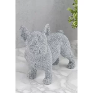 Image of Diamante French Bulldog Standing Ornament