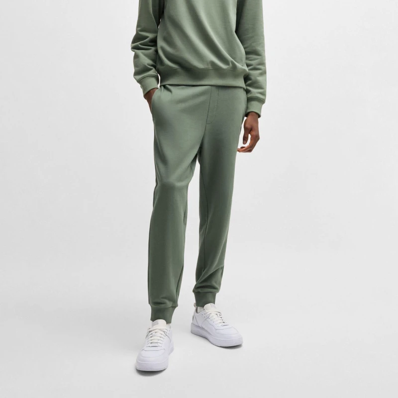 Image of Hugo Dayote Logo Print Tracksuit Bottoms Green male S