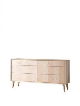 Image of Hudson Living Milano 6 Drawer Sideboard
