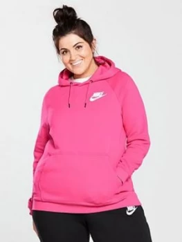 Image of Nike Rally Hoodie Curve Pink Size 22 242X Women