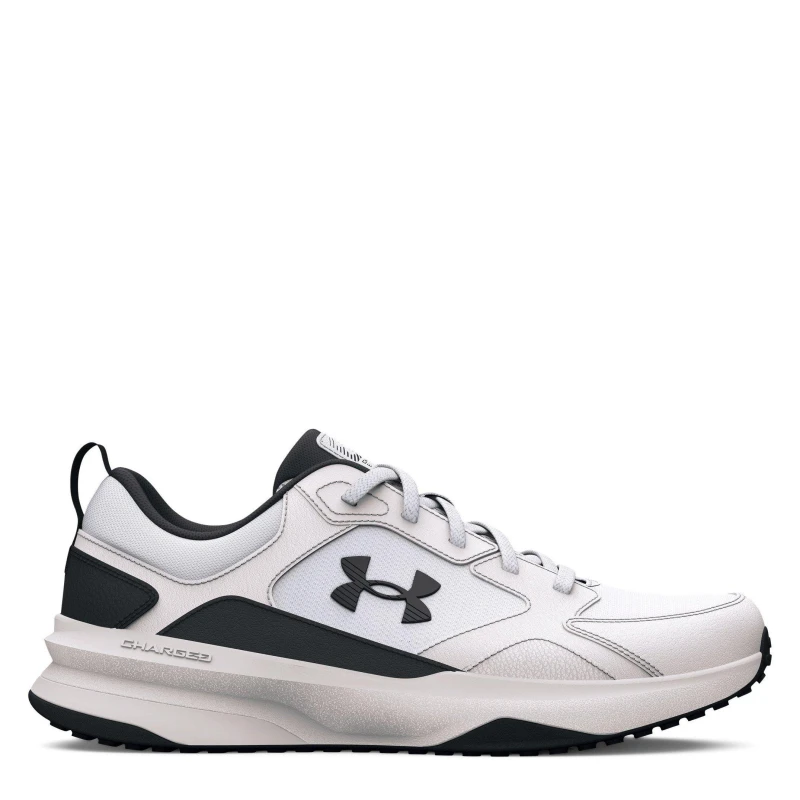 Image of Under Armour Charged Edge Training Shoes Mens - White White 7