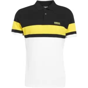 Image of Barbour International Attach Polo Shirt - White