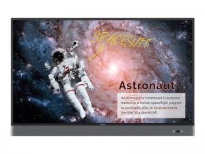 Image of BenQ 9H.F5RTC.DE1 RM7502K Ultra HD Touch Screen Interactive Display