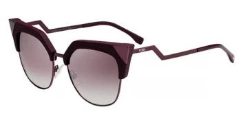 Image of Fendi FF0149/S Sunglasses Opal Burgundy LHF 54mm