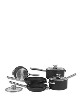 Image of Ninja Foodi Zerostick Stackable 16cm Milk, 16/18/20cm Saucepans & 24cm Frying Pan C55000UK