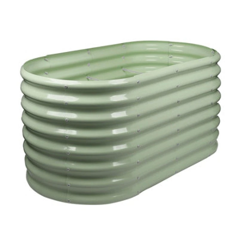 Image of Harbour Housewares Rounded Raised Garden Bed - 120Cm X 60Cm X 60Cm - Green